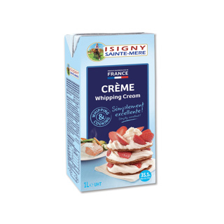 Whipping Cream Uht 35.1% Isigny 1l 