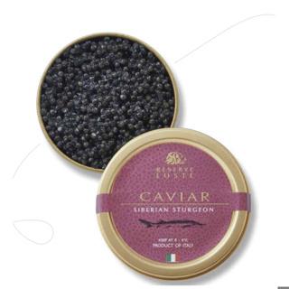 Caviar Siberian Acipenser Baerii Italy Reserve Loste Tin 100g