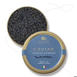 Caviar Sevruga Acipenser Stellatus Italy Reserve Loste Tin 50g