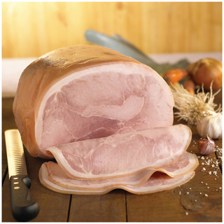 Cooked Ham Superior w/Rind Castelou VacPack aprox. 8kg | per kg