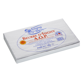 Butter Sheet AOP Frozen Unsalted Isigny 1kg | per kg