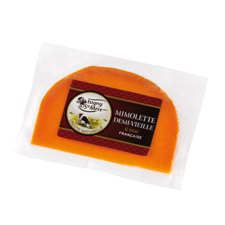 Cheese Mimolette 6 months Isigny 210gr Pack
