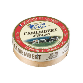 Cheese Camembert Label Rouge Pasteurized Isigny 250gr Pack
