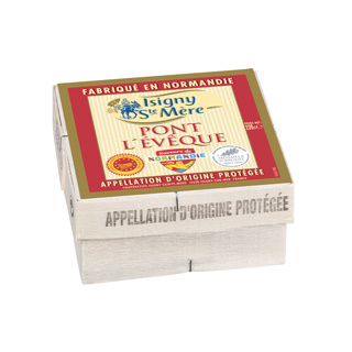 Cheese Pont l'Eveque AOP Label Rouge Pasteurized Isigny 220gr Pack