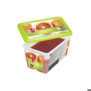 Frozen Puree Blood Orange 100% Capfruit individu Pack 1kg