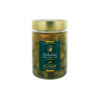 Olive Verte Picholine Mente Basilic
