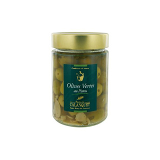 Green Olives w/Pesto Moulins du Calanquet 1kg Jar