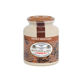 Mustard Honey Pommery Stoneware Jar 250gr