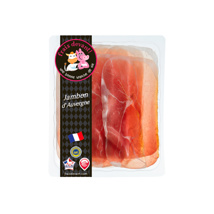 Ham Cured Auvergne Sliced Frais Devant 100gr Pack