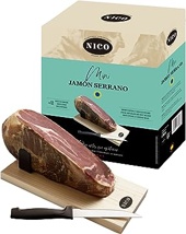 Ham Mini Serrano w/Stand & Knife Nico Jamones 950gr | per kg