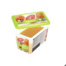 Frozen Puree Pink Grapefruit Capfruit individu Pack 1kg